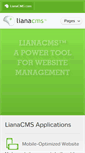 Mobile Screenshot of lianacms.com